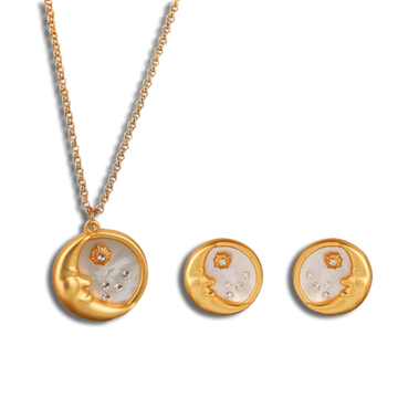 Sun, moon, stars Necklace
