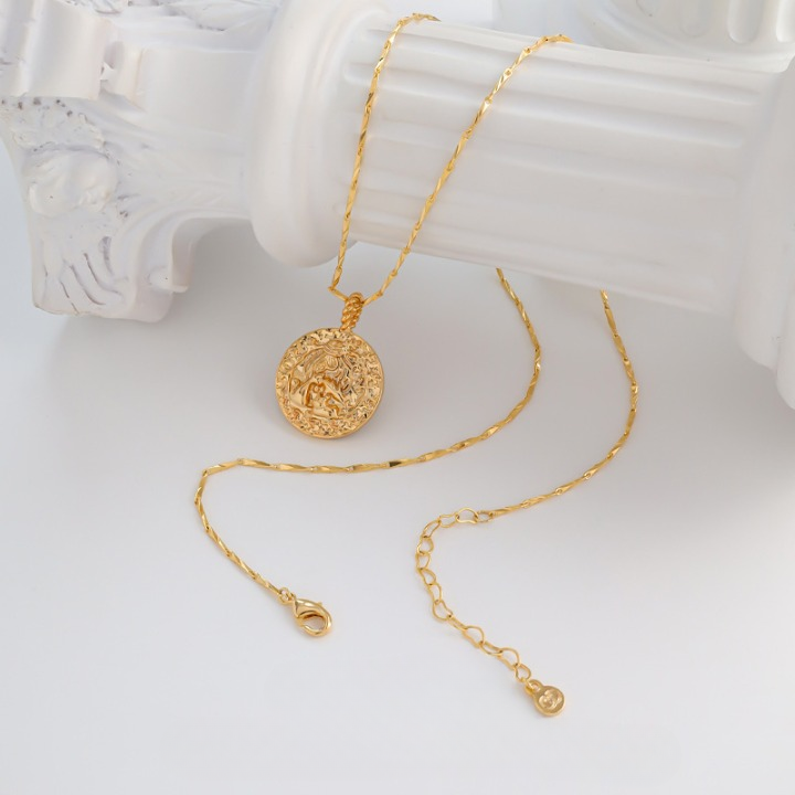 Roman-coin classical Necklace