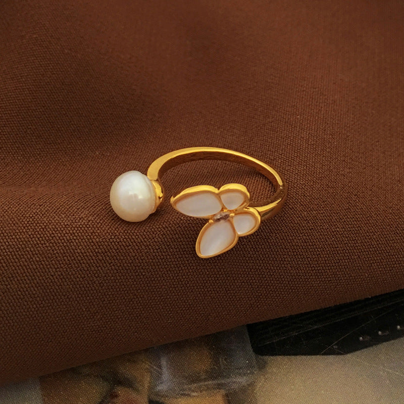 Dainty Butterfly ring