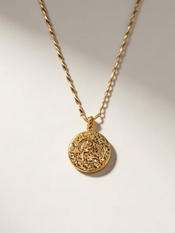 Roman-coin classical Necklace