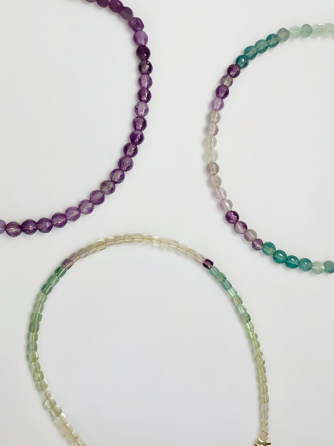 Pastel Stone Bracelet Set